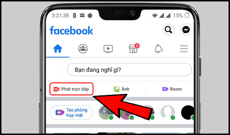 Cách livestream Facebook trên điện thoại